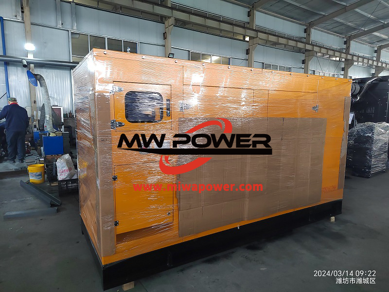 تركيب مبنى المكاتب 300kw مجموعة مولدات Weichai