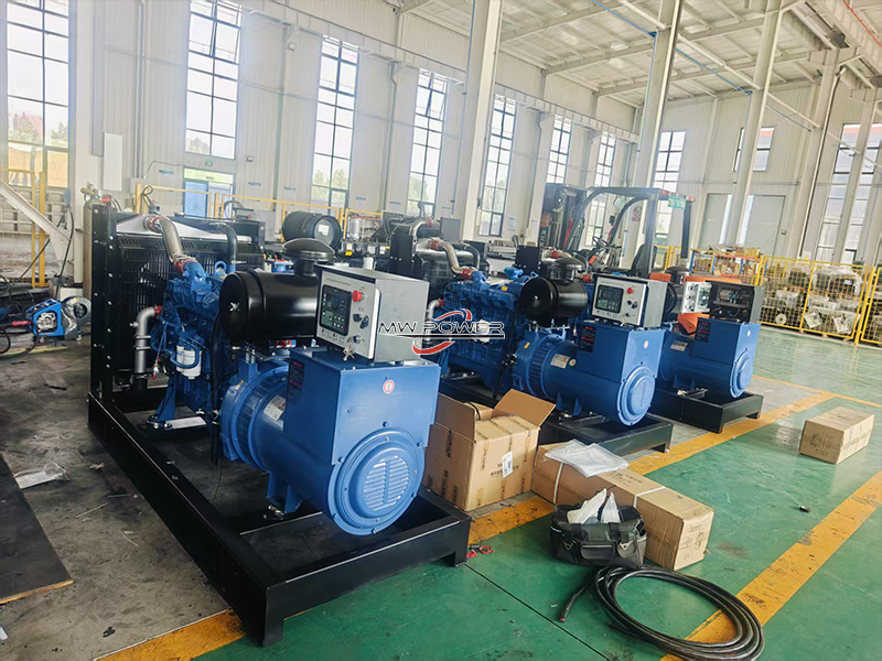 ثلاثة 50kw Yuchai المولدات المرسلة إلى قوانغدونغ