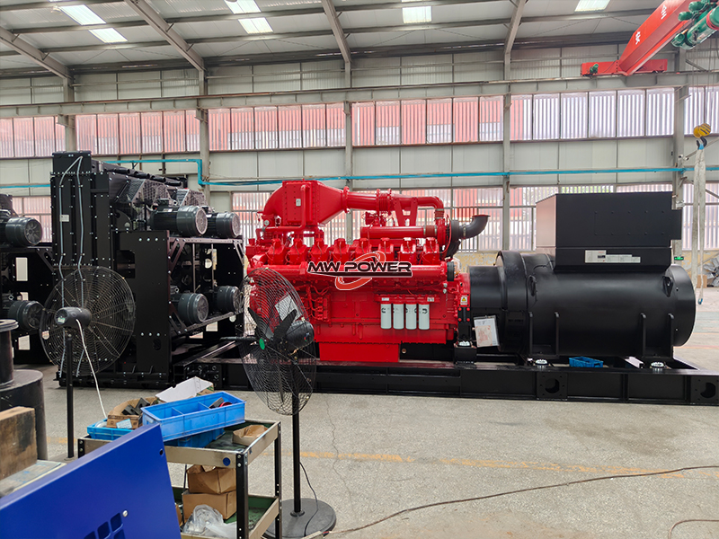 1000KW الكمون مجموعة مولدات الغاز للتصدير