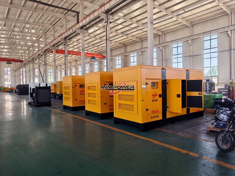 تصدير ثلاث مجموعات توليد 400KW Weichai إلى تنزانيا